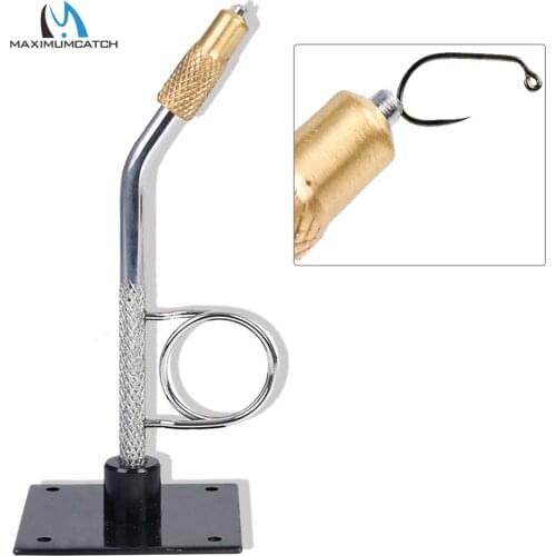 Maximumcatch Mini Fly Tying Vise Pliers 360 Rotation Hard Jaws DIY Making Flies Hooks Size #14-#20