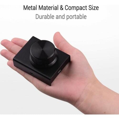 Multipurpose Knob Computer Speaker Professional Plug And Play Audio USB Port Metal Volume Controller