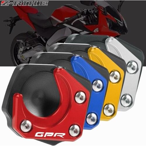 Motorcycle For Aprilia GPR125 GPR150 GPR 125 150 CNC Kickstand Foot Side Stand Extension Pad Support Plate Enlarge Accessories