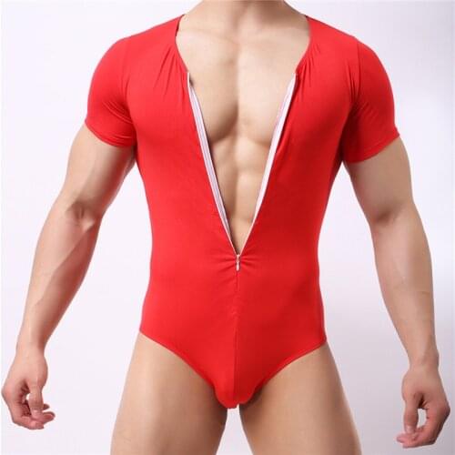 Slim Fitness Men Undershirts Jockstrap Bodysuit Body Bodybuilding Jumpsuit Romper Corset For Man Modal Boxer Slimming Underwear