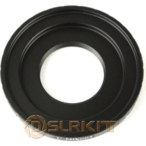 DSLRKIT Lens Adapter Ring for C Mount Lens and Nikon 1 mount Adapter J1 V1 J2 V2 J3 V3 S1 AW1