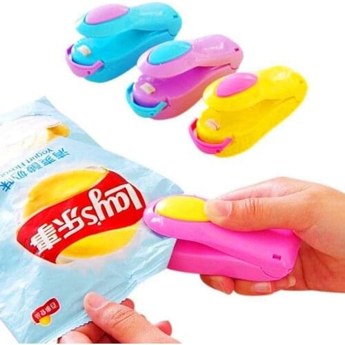 Portable Mini Heat Sealing Machine Packaging Household Tools Hand Held Sealer Food Seal Heat Sealing Packing Plastic Bag Sealer