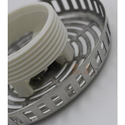 Bathtub Drains Mesh Sink Hair Filter Stainless Steel Bathroom Drain Hole Metal Channel Artificial Filter Bathtub filter cover