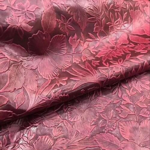 Synthetic PU home decoration embossed leather materials