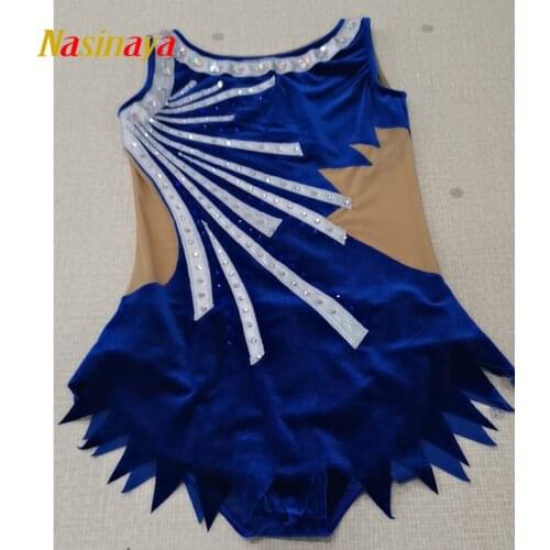 Customized Rhythmic Gymnastic Dress Leotards Dance Costume Bodysuit Artistic Gymnastics Dress Training Performance Child Adult