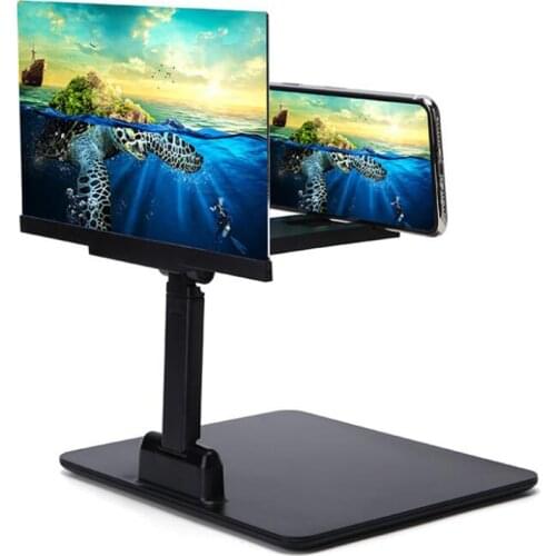 Telescopic Folding 12" Phone Screen Magnifier 3D Phone Projector Screen Magnifier Mobile Phone Screen Amplifier for Movie Video