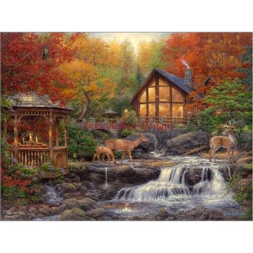 Needlework for embroidery DIY French DMC High Quality - Counted Cross Stitch Kits 14 ct Oil painting - Hope Runs Deep