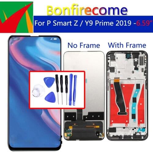 Original Quality 6.59 Inch For Huawei P Smart Z / Y9 Prime 2019 LCD Display Touch Screen Digitizer Assembly Replacement Parts