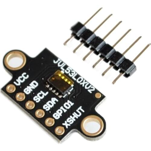 10PCS/LOT VL53L0X Time-of-Flight (ToF) Laser Ranging Sensor Breakout 940nm GY-VL53L0XV2 Laser Distance Module I2C IIC