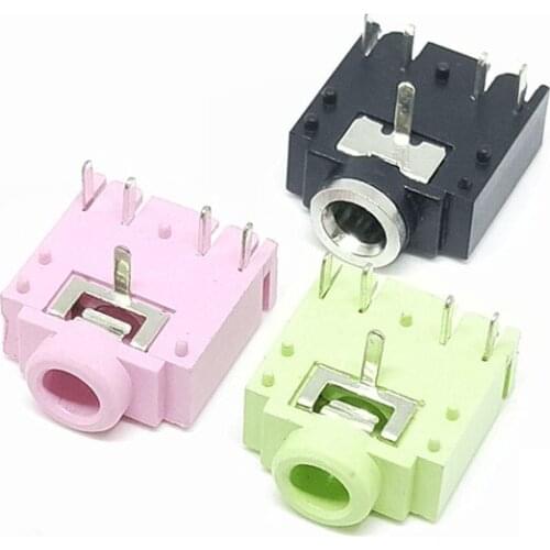 100PCS PJ-307 PJ307 3.5mm Stereo Jack Socket Audio Jack Connector PCB 3F07