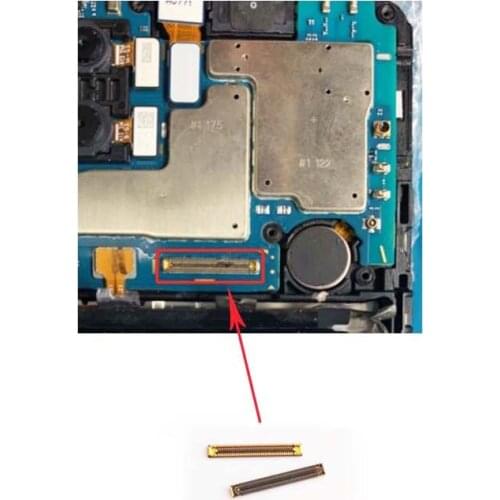 2PCS For Samsung Galaxy A12 A125 A125F LCD Display Screen FPC Connector On Board On Flex Cable 78 pin