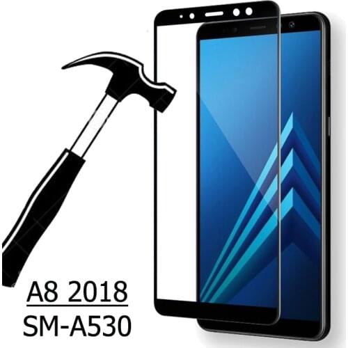3D Tempered Glass For Samsung Galaxy A8 2018 Full Cover 9H Protective film Explosion-proof Screen Protector For SM-A530 A530F