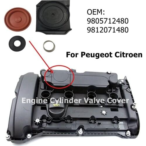 Petrol Engine Cylinder Valve Cover Gasket 9805712480 9812071480 For Peugeot 308 3008 208 Citroen C4 DS3 DS5 6V THP