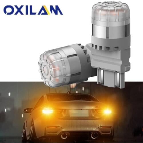 2Pcs Amber Lights T25 LED Bulb 3157 P27/7W 3156 P27W Led Turn Signal Lights 9pcs 3020SMD Auto Lamp Bulbs Car LED Light DC12V