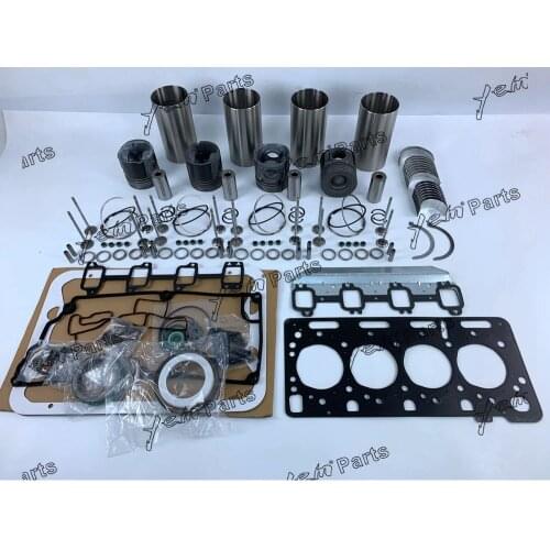 Free Shipping Jcb230 Cylinder Liner Kit With Bearing Set For Jcb Engine