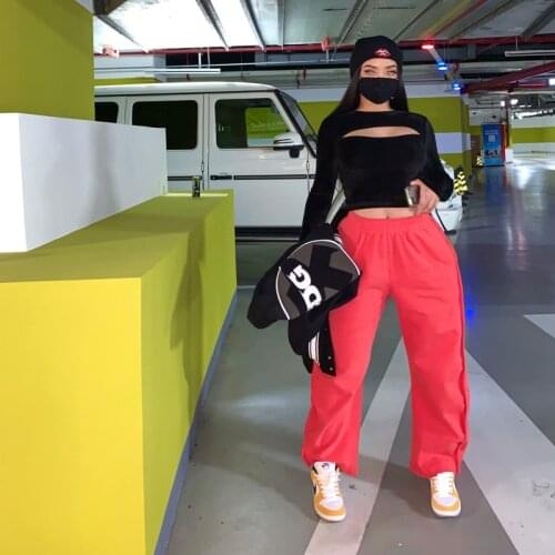 3 Colors Side Curled Stitching, Guest-For-Sale Fabric, Super Comfortable Fleece, Straight Elastic Waist Sports Casual Trousers