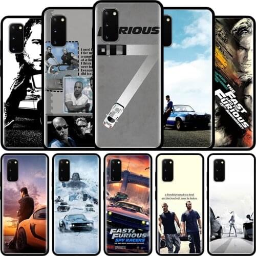 Paul Walker Fast & Furious Phone Case for Samsung Galaxy S21 S20 FE Note 20 S30 Ultra S10 10 Lite S8 S9 Plus S10e Cover Coque