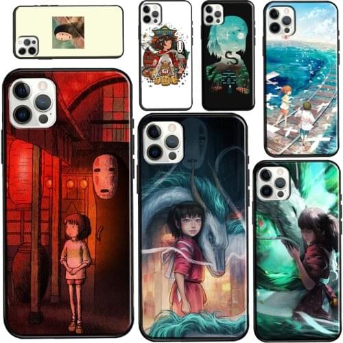 Spirited Away Anime Case For iPhone 12 Pro Max mini 6S 7 8 Plus SE 2020 Case For iPhone 11 Pro Max XS X XR
