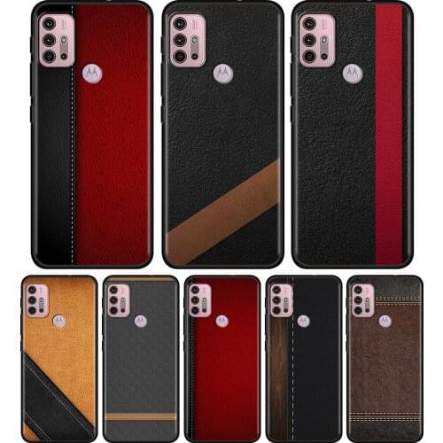 Business Vintage Phone Case for Motorola One Fusion+ G9 Play G8 Power Lite G10 G20 G30 G40 G50 G60 Edge Plus E6s Cover Coque Bag