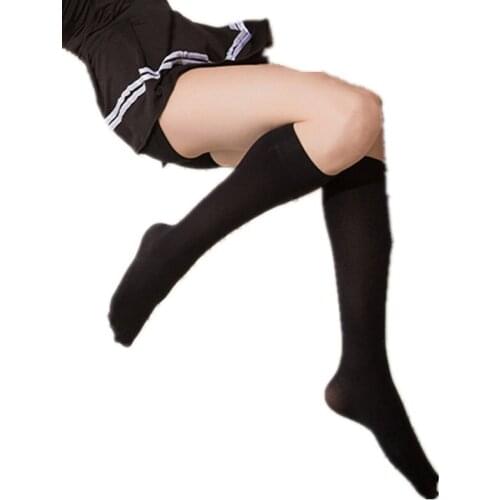 Fashion Sexy Knee High Socks Women Thigh High Woman Compression Girls Long Socks Womens Stockings Female Over The Knee Socks