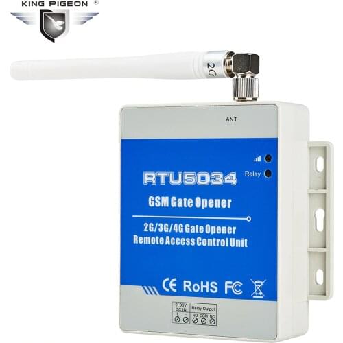GSM Gate Opener Access Relay switch Remote Control by Free Call Home Alarm System Security for Automatic Door Opener RTU5034