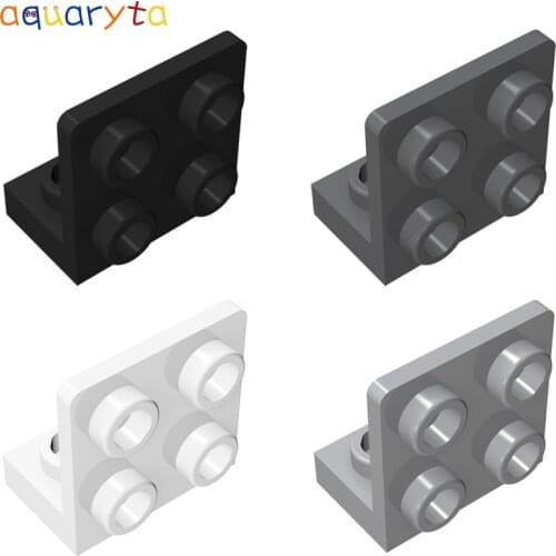 Aquaryta 40pcs Bracket 1x2-2x2 Inverted Direction Building Blocks MOC Part Compatible With 99207 DIY Educational Toys for Teens