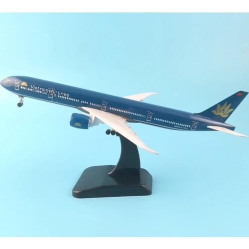 20cm Solid Alloy Aircraft Model Air Lines Vietnam Aviation Airplane Simulation Static Model W Stand Aircraft pulley landing gear