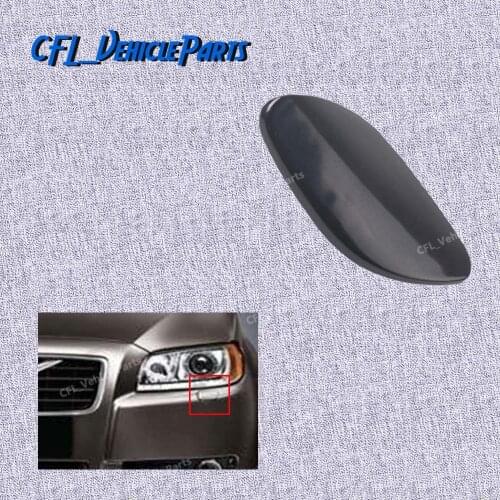 Front Left Bumper Headlight Washer Nozzle Jet Cover Unpainted 39870059 For Volvo S80 2007 2008 2009 2010 2011 2012 2013