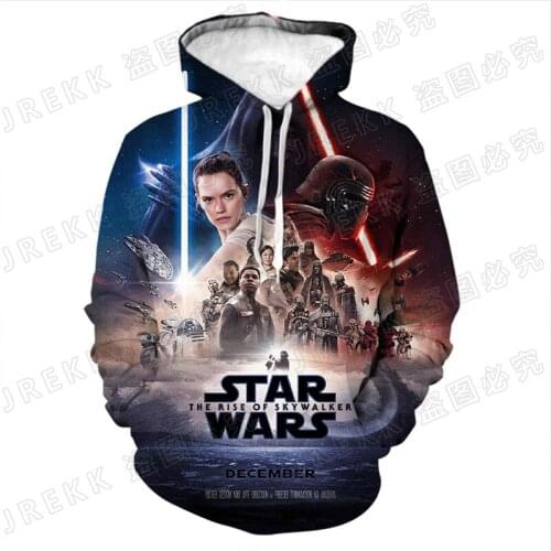 New Cool Star Wars Hoodies Men Women Children 3D Print Sweatshirts Streetwear Pullover Long Sleeve Casual Clothing