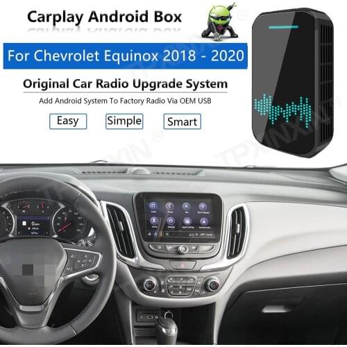 Upgrade Radio Carplay Android Auto Audio For Chevrolet Equinox 2018-20 Apple Wireless AI Box Car Multimedia Player GPS Navi unit