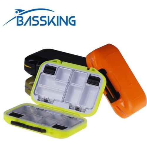 BASSKING Plastic Fishing Box 115x88x30mm Lure Box For Fishing Hook Accessories Cover Pescaria Fishing Tools Pesca Fishing Case