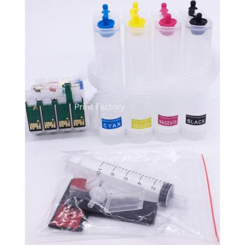 73N T0731N-T0734N CISS Ink System With Chip For Epson T10 T11 T20 T21 T40W T13 TX220 T20E TX213 C79 CX8300 CX5500 Without Ink
