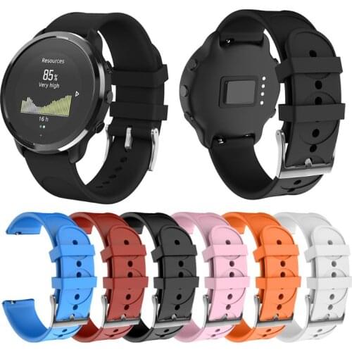 Replacement Watch Band Soft Silicone Breathable Watch Wrist Strap for SUunto 3 Fitness Sports Smart Bracelet Accessories