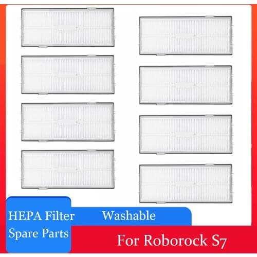 For Xiaomi Roborock S7 / T7s Plus Vacuum Cleaner Robot Replacement Spare Parts Filters Washable HEPA Filter Accessories