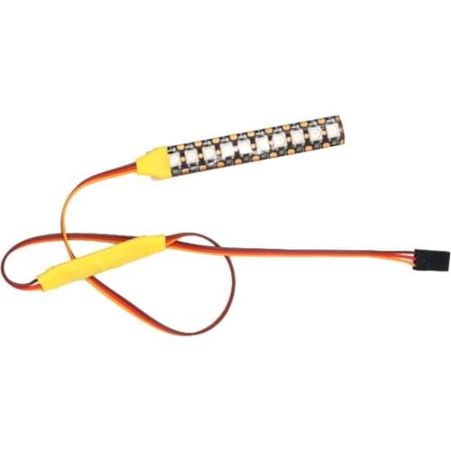 1/10 RC LED Strip Middle Net Light for Traxxas TRX4 Axial SCX10 Jeep Wrangler 90046 RC Truck Buggy Crawler Car Parts