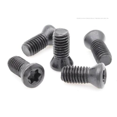 10pcs M1.6 M1.7 M1.8 M2 12.9 level CNC Cutter Arbor blade Plum Screw Knife handle Screws 4-8mm length
