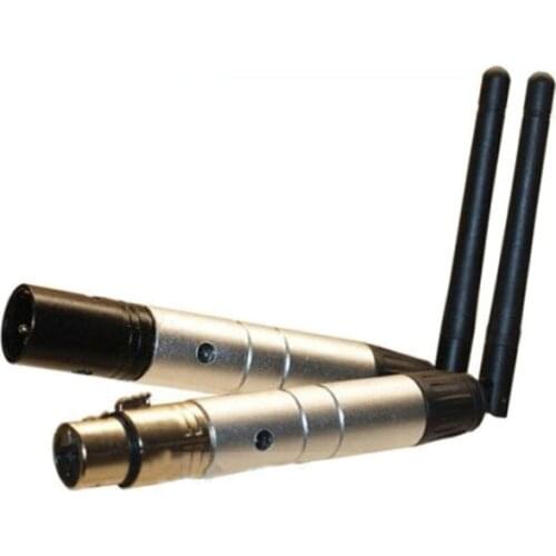 1X 2.4G 3-pin XLR wireless dmx512 receiver & transmitter control free shipping