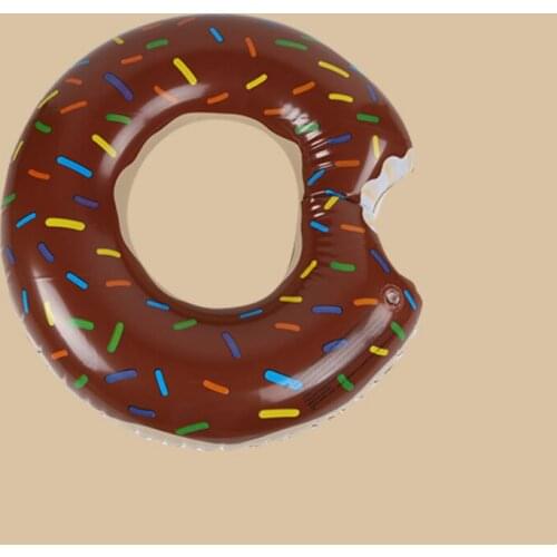 2021 Inflatable Swimming Ring Donut Floating Ring Adult Children PVC Water Mattress Rubber Ring Swimming Pool Toy Water Seat