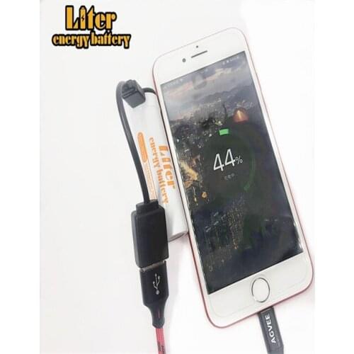 3.7V 3400mAh li-ion rechargeable ICR18650 battery with mirco USB fdual usb diy power bank li-ion usb 18650 battery 3400mAh