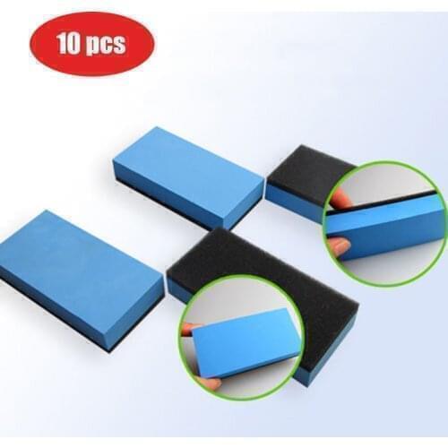 5/10Pcs Car Washing Cleaning Sponge Cleaning Tool Detailing EVA Sponge Glass Nano Wax Coat Car Ceramic Coating Applicator Pad