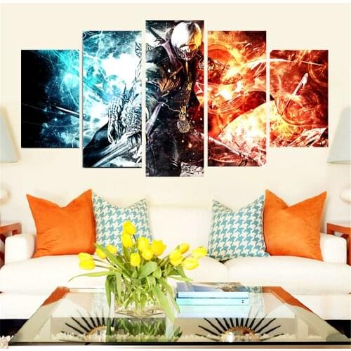 5 Panel Canvas Art Wall Decor Japan Styie Animation Posters Modern Decorative Framework And Prints Living Room Pictures