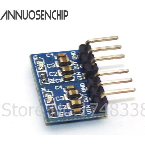 5pcs 5V To 3.3V DC-DC Step-Down Power Supply Buck Module AMS1117 800MA