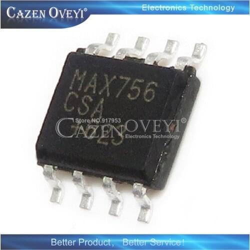 5piece MAX756 MAX756CSA MAX756ESA SOP-8 Chipset In Stock