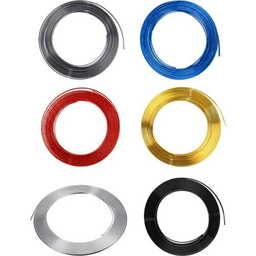 7mm 13M Profile Chrome Bumpers Adhesive Strip For Auto Exterior