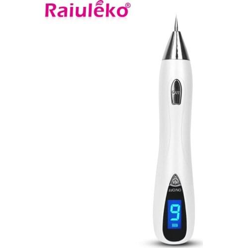 9 Level 2000mAh LCD Laser Plasma Pen Mole Tattoo Removal with LED Lighting Facial Freckle Dark Spot Remover Skin Care Machine