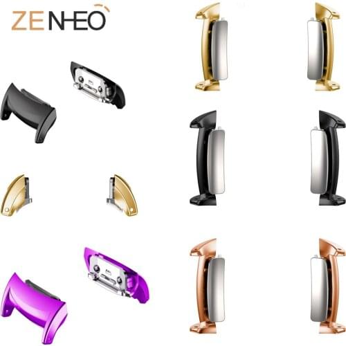 Watch strap adapter for Samsung Gear fit2 smart watch 18mm stainless steel watch strap metal connector Converte bracelet