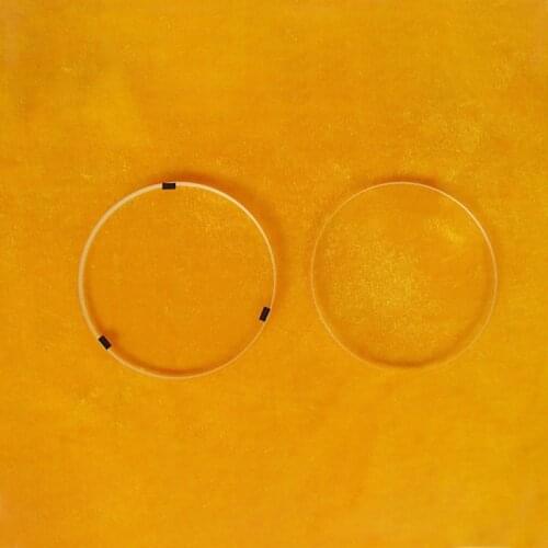 104mm Double-separate Achromatic Lens with Spacer DIY Optical Glass Coated Objective Lens for Refractive Astronomical Telescope