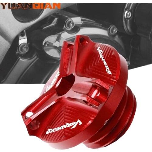 Motorcycle Accessories Engine Oil Cup Plug Cover For Honda XL1000 XL1000V VARADERO M20*25 Motorcoss CNC Aluminum Oil Filler Cap