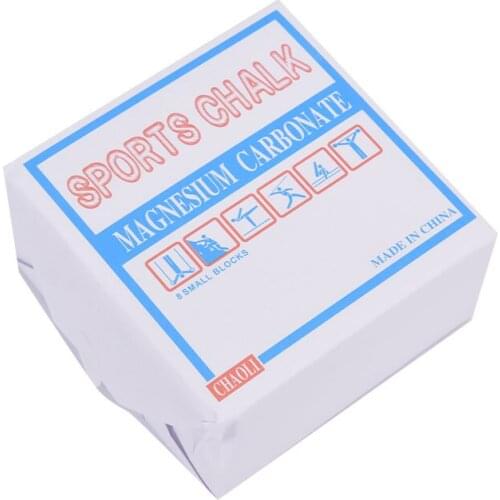 8pcs Anti-skid Blocks Sports Chalk Weight Lifting Magnesium Powder Rhythmic Gymnastic Chalk Sport Barbell Climbing
