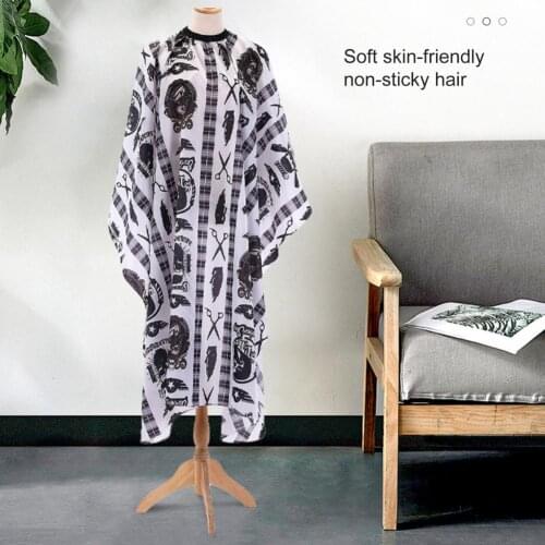 Antistatic Helpful Hairdresser Beauty Styling Cloth Professional Hair Cape Long Lifespan for Personal Use